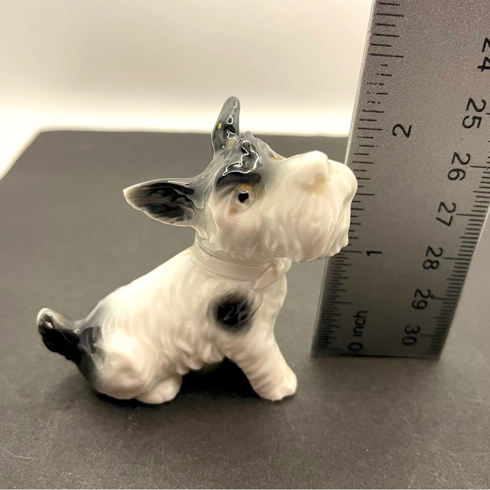 Sweet Vintage Dog Figurine - 2 Inches - Used